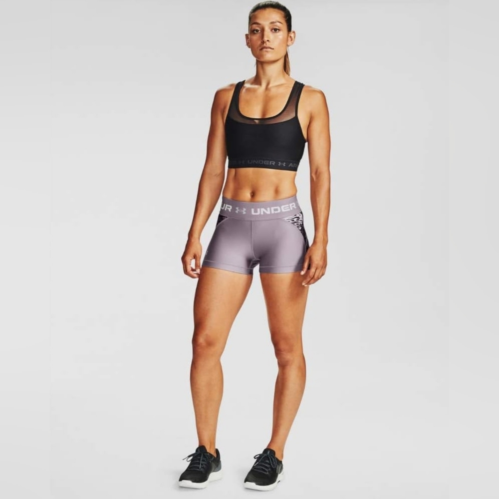 Under Armour Womens HeatGear Armour Print Shorts Small/ Medium